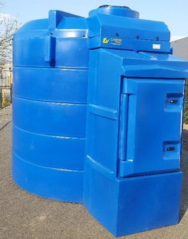 AdBlue tank 6000 liter (rond verticaal