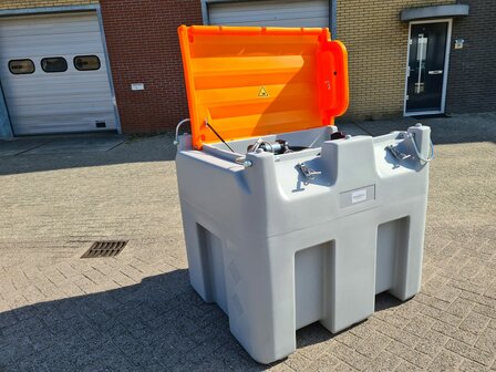 Diesel IBC 980 liter (Met Kap)