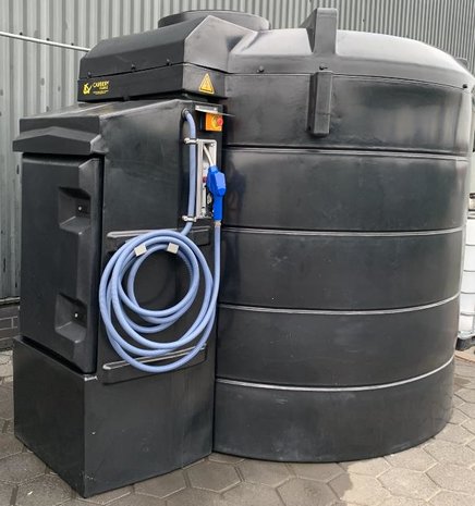 AdBlue tank 6000 liter (rond verticaal
