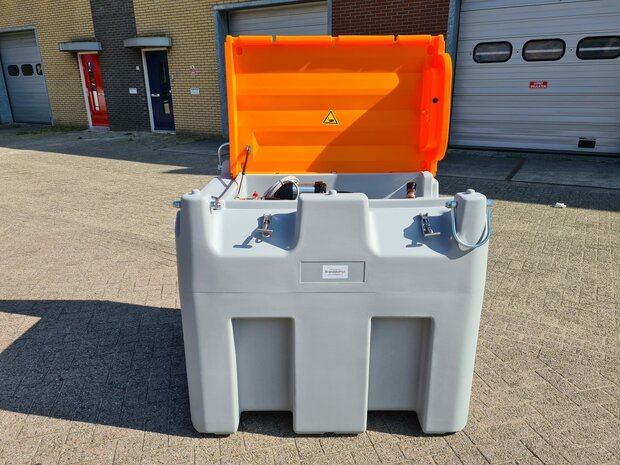 Diesel IBC 980 liter (Met Kap)