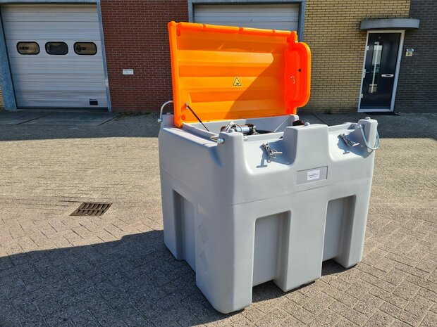 Diesel IBC 980 liter (Met Kap)