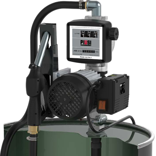 Piusi Drum Viscomat 70 M K33 vatpompset voor Smeerolie/Diesel met meter