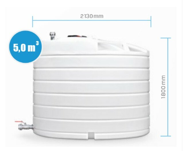 Watertank 5000 liter