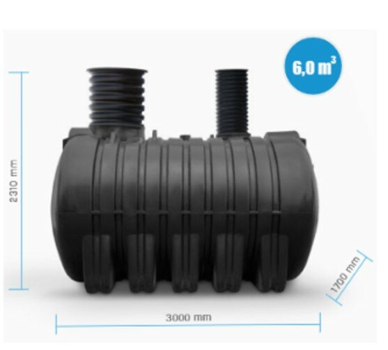 Watertank Ondergrondse tank 6.000 liter