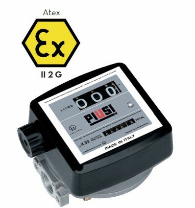 Piusi K33 ATEX Mechanische Volumemeter versie C