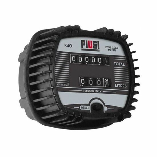Piusi K40 Mechanische volume meter Olie 1/2 BSP 1-30 l/min 70 bar