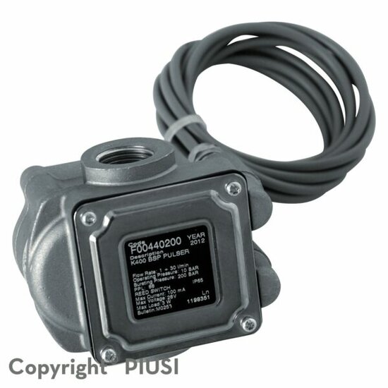 Piusi K400 Pulse Meter zonder display 1/2 1-30 l/min