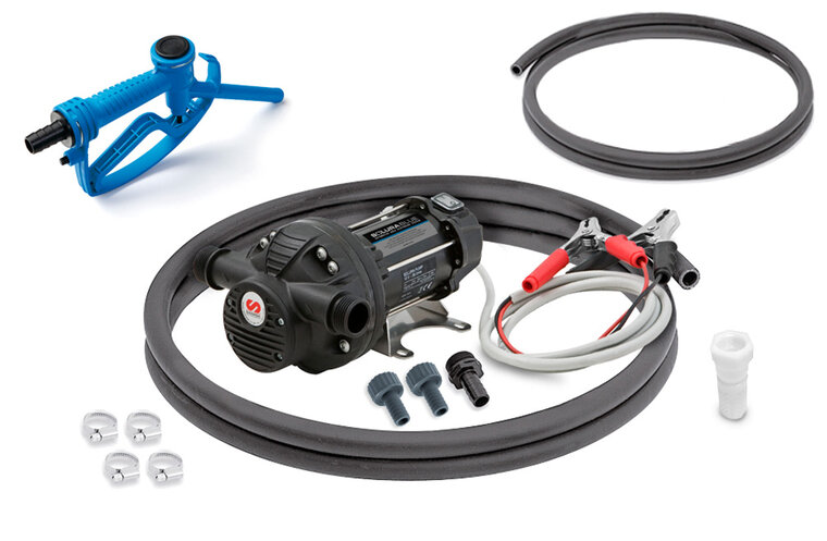 Samoa adblue elektrische membraanpompset - Solura serie 35 l/min 24 vdc manueel pistool