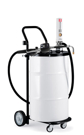 Samoa Pumpmaster PM3:1 verrijdbare olieafgifte unit voor 60 l drum
