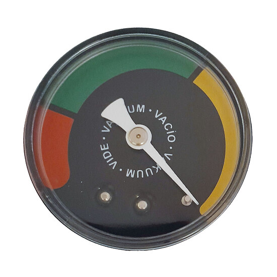 Samoa 1/4 vacuum meter voor afgewerkte olie unit