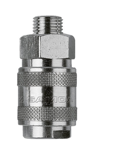 Samoa automatische snelkoppeling perslucht 1/2 bi
