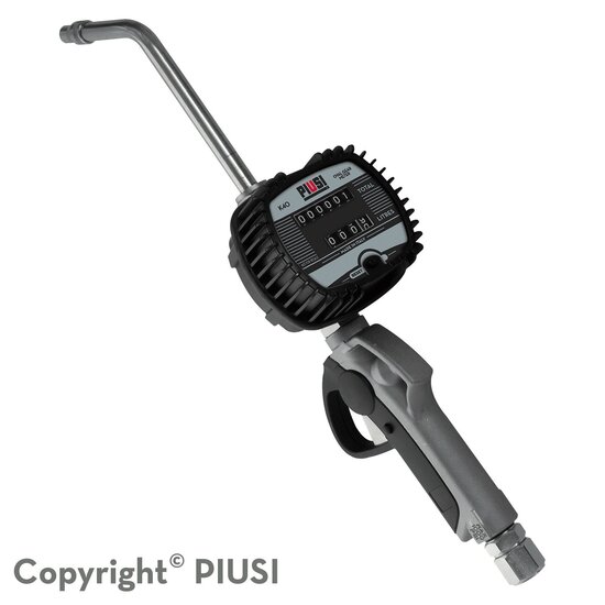 Piusi K40 EASY OIL Mechanische handoliemeter vaste uitloop 1-30 l/min 1/2 70bar