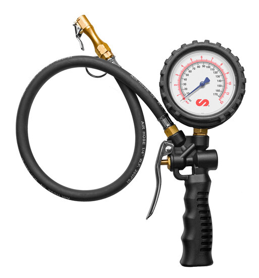 Samoa standaard bandenpomp pistool G1/4 met manometer