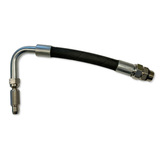 Piusi flexibele uitloop G1/2 met haakse manuele non-drip voor olie pistool K400