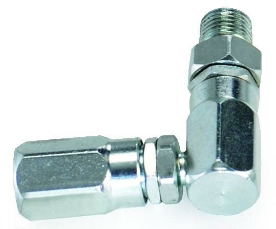 Samoa l-swivel voor vetpistool 1/4 BSP mf