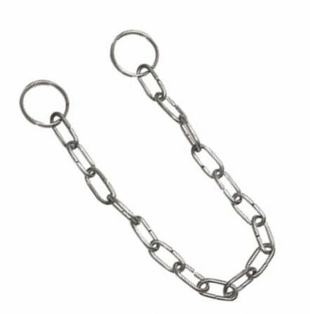 RVS schakelketting met sluitringen voor afsluitkapen MB50 en MB80