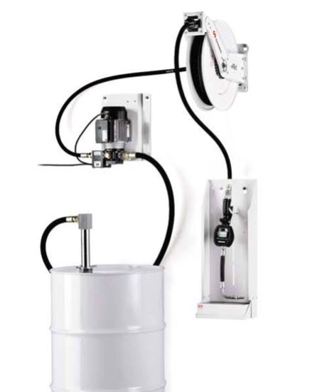 Samoa electrische olie pompset 230v bestaande uit :