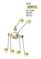 Samoa haspel swivel 507101/507121 series lucht,water,antivries