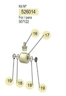 Samoa haspel swivel 507122 series lucht,water,antivries