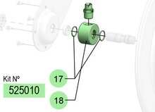 Samoa haspel swivel RM34 series olie, diesel, antivries, lucht