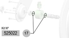 Samoa sealkit voor haspelswivel HP RM-34 series 505332