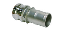 Camlock koppeling RVS mannelijk E + pilaar