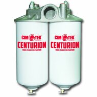 CimTek Centurion dubbele filterhouder 11/2 BSP  aluminium