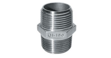 Gegalv. stalen dubbele nippel VNR 280 G11/2 x G11/2 buitendraad x buitendraad