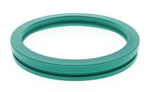 Hypalon dichtring met rand voor E-Flex kroonring DN80 groen