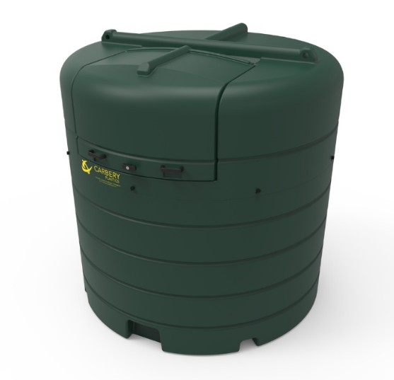 Dieseltank 2500L, Verticaal