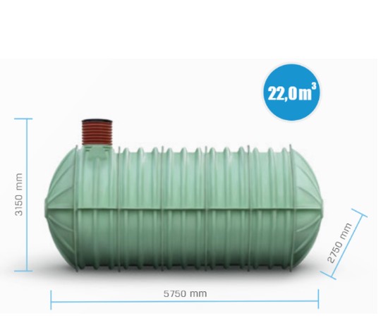 Watertank Ondergrondse tank 22.000 liter