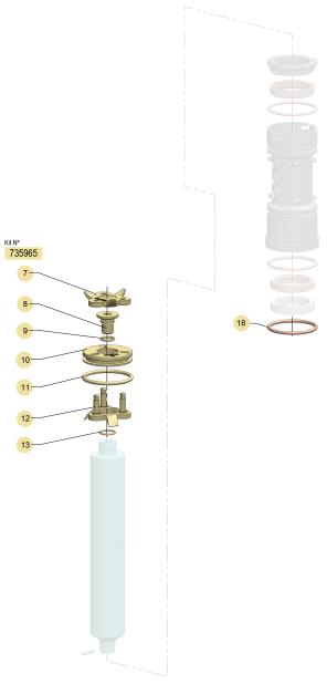 Samoa repair kit luchtmotor Pumpmaster PM2 1:1 vaccuumpomp 351121