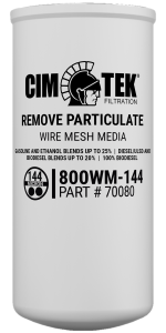 CimTek spin-on filterelement Wire mesh 800WM-144 150 l/min
