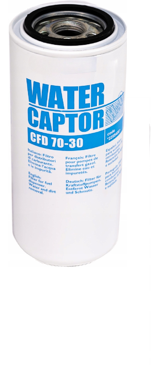 Piusi Water Captor Cartridge + pakking CFD 70-30 Fuel 70 ltr/min 30 micron