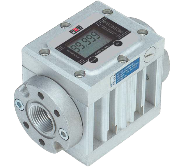 Piusi K600/4 Doorstroommeter digitaal display 15-150 l/min 11/2