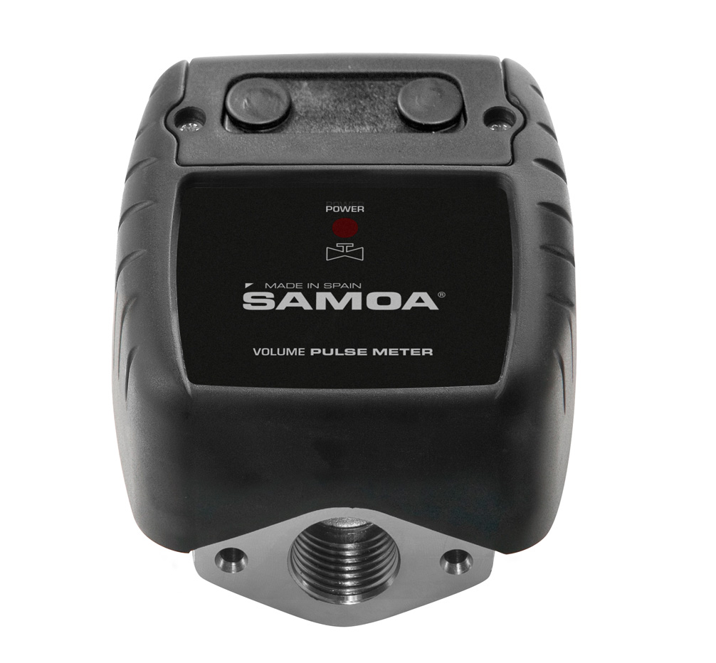 Samoa pulse meter AISI316/LCP/AISI316 viton 1/2 1-50 l/min 100 bar