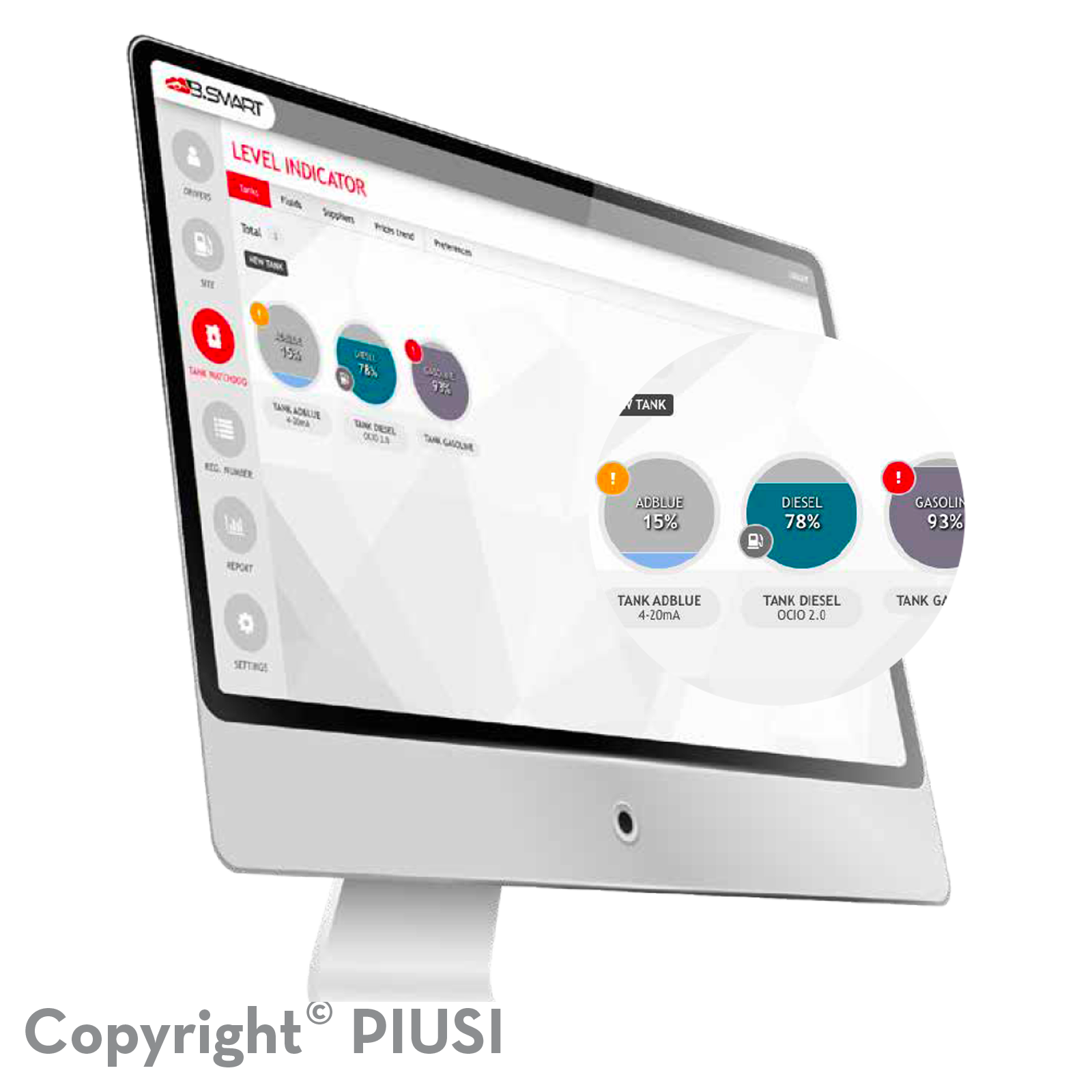Piusi B.SMART Tank Watchdog + Fuel Economy + Maply Add-on 1 Year Fee