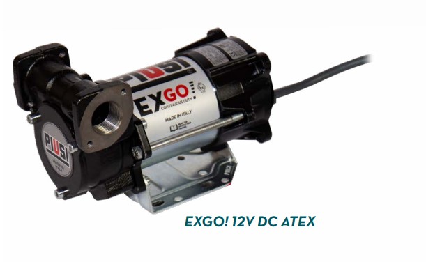 Piusi EXGO! 12V DC brandstofpompje ATEX 12VDC met kabel zonder schakelaar