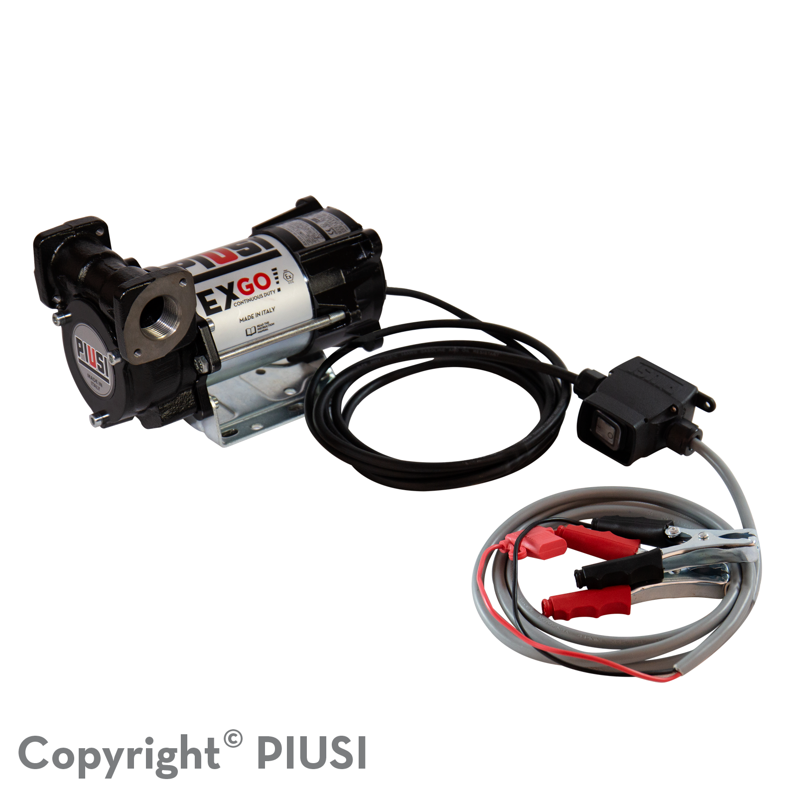 Piusi EXGO! SWITCH 12V DC brandstofpompje ATEX 12VDC met kabel/schakelaar
