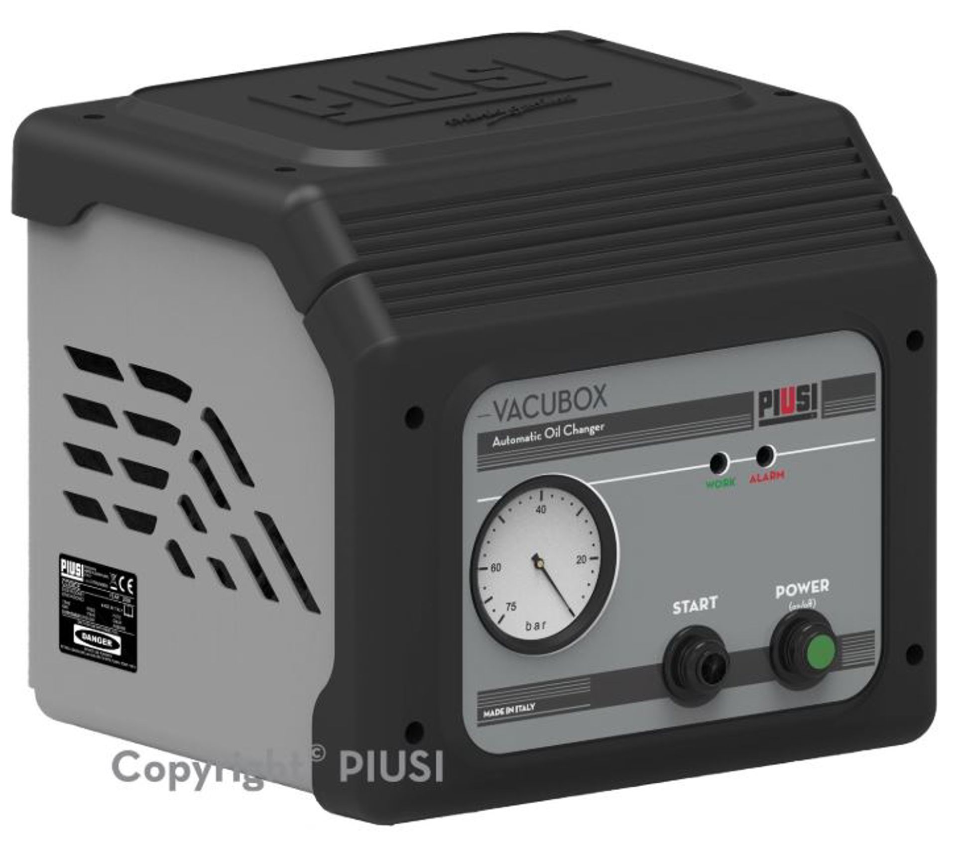 Piusi Vacubox afgewerkte olie extractor 1-10 L/m