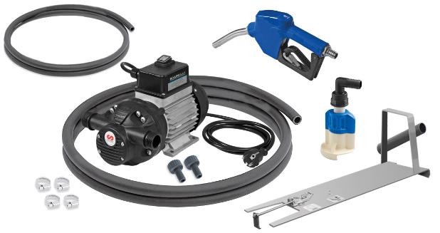 Samoa adblue elektrische vatpompset - Solura serie 35 l/min 230v afslagpistool