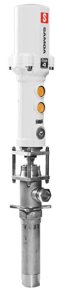 Samoa Pumpmaster PM4 3:1 RVS stubby 40 l/min 30 bar ptfe/viton