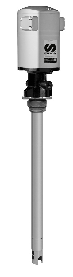 Samoa Pumpmaster PM35 60:1 pneumatische vetpomp 50 kg drum 2000 gr/min 600 bar