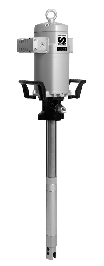 Samoa Pumpmaster PM45 70:1 pneumatische vetpomp 50 kg drum 7,5 kg/min 490 bar