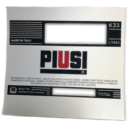 Piusi Plakvenster K33 meter