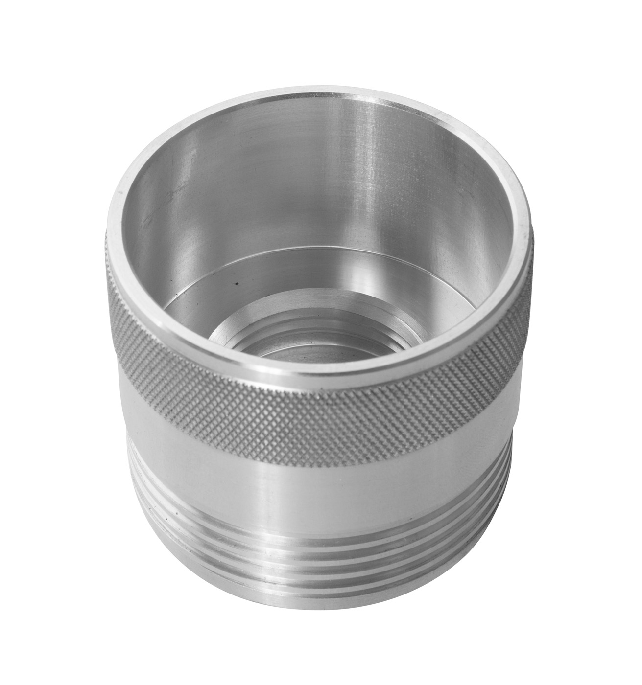 Samoa aluminium adapter voor opdraai vetpatronen lube shuttle 400 gram