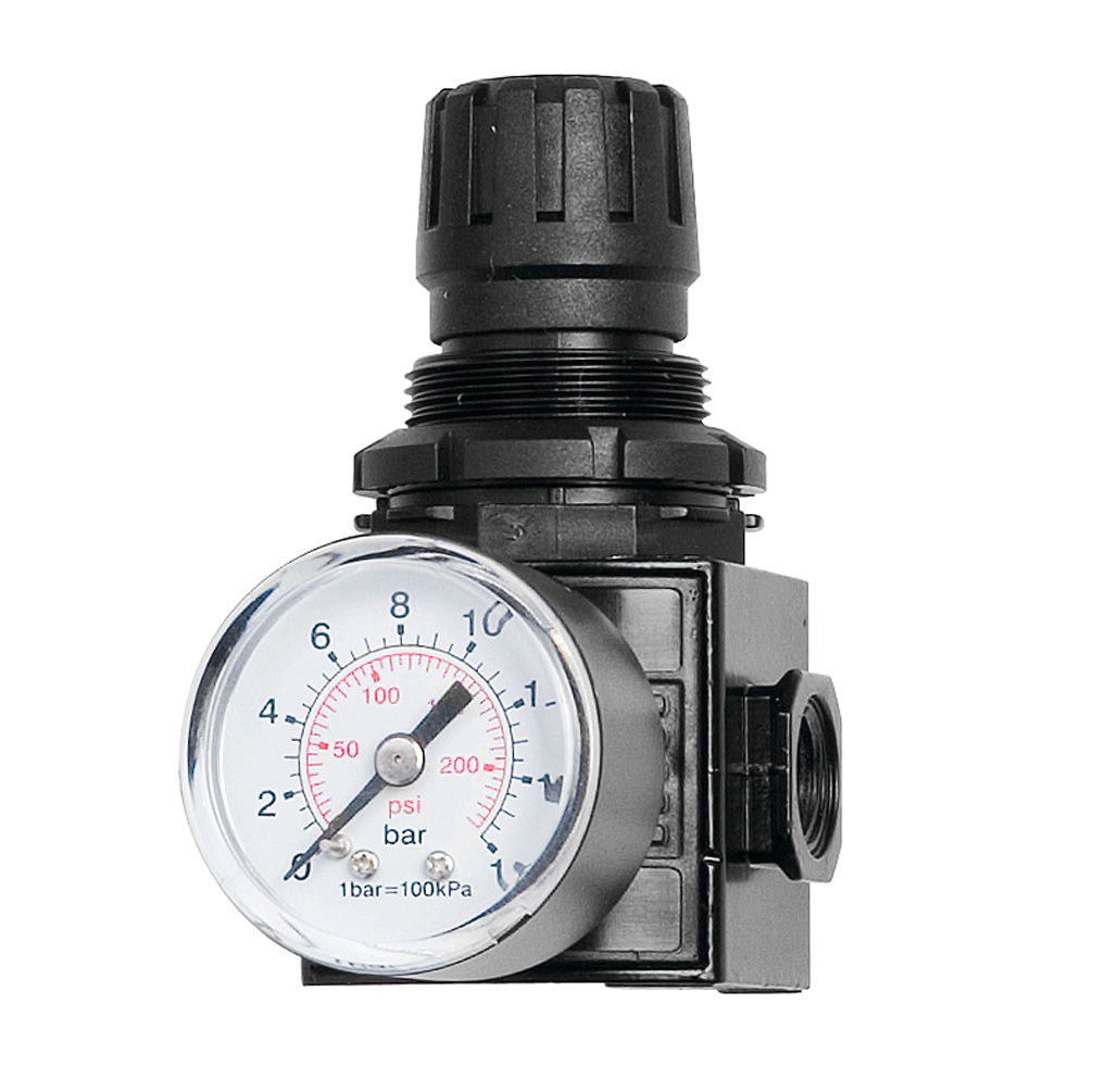 Samoa reduceerventiel 1/4 BSP met manometer