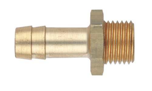 Messing slangpilaar G1/4 BSP bui x 16mm tule