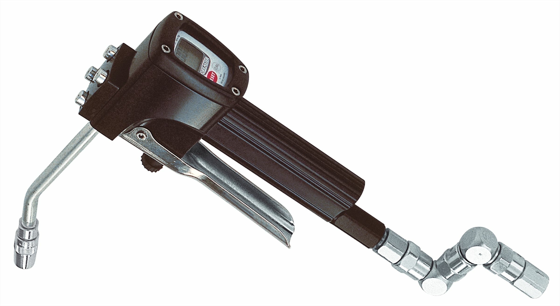 Piusi Greaster Digitaal vetpistool G1/4 0,1-2,5 kg/min incl.uitloop en z-swivel