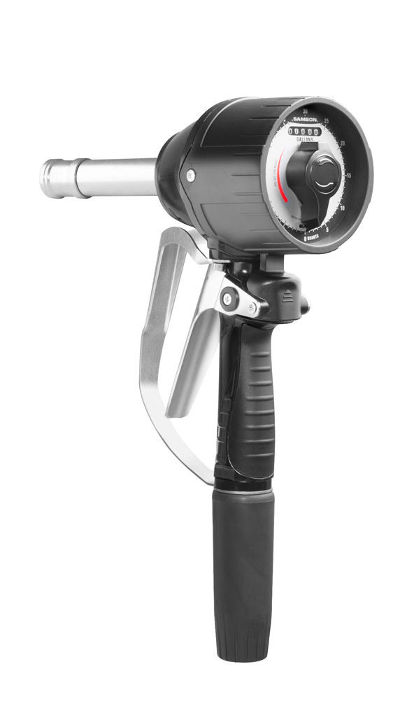 Samoa MP30 mechanische voorinstelbare handoliemeter 30 l/min incl.swivel G1/2 BSP bi